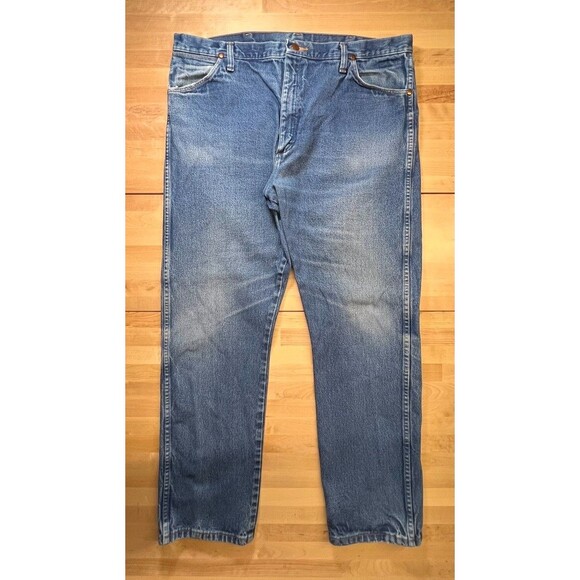 Wrangler Other - Wrangler Cowboy Cut Original Fit Denim Blue Jeans 40x32 Work Pants 13MWZPW